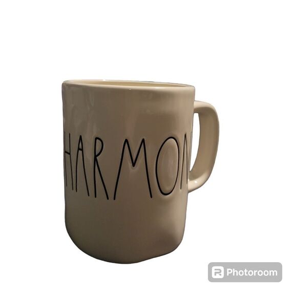 RAE DUNN "HARMONY" COFFEE CUP.  ^ - Picture 1 of 5